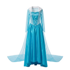 Women's Plain Princess Costume – Halloween Stage Performance Dress